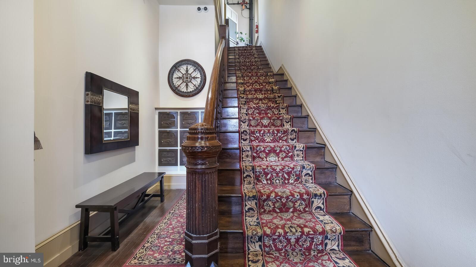 22 North Main Street, Unit 6 Doylestown, PA 18901 - Photo 5 of 21 Elegant staircase with vintage charm.
