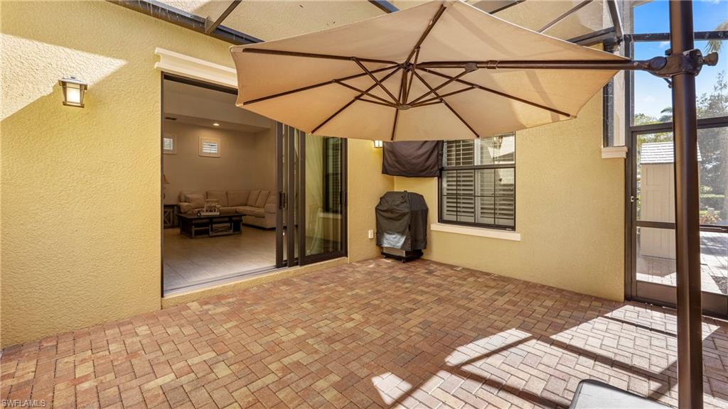 1238 Kendari Terrace Naples, FL 34113 - Photo 30 of 50 View of patio / terrace featuring grilling area