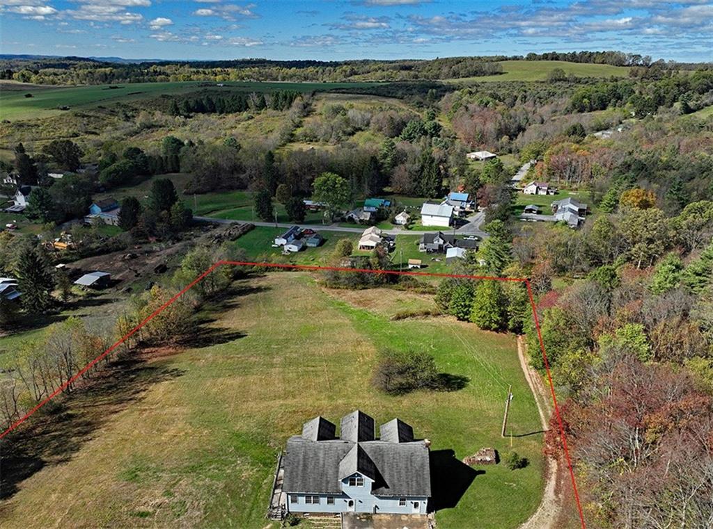 3520 Dixonville Road Marion Center, PA 15759 - Photo 29 of 30 an aerial view of a house with a yard