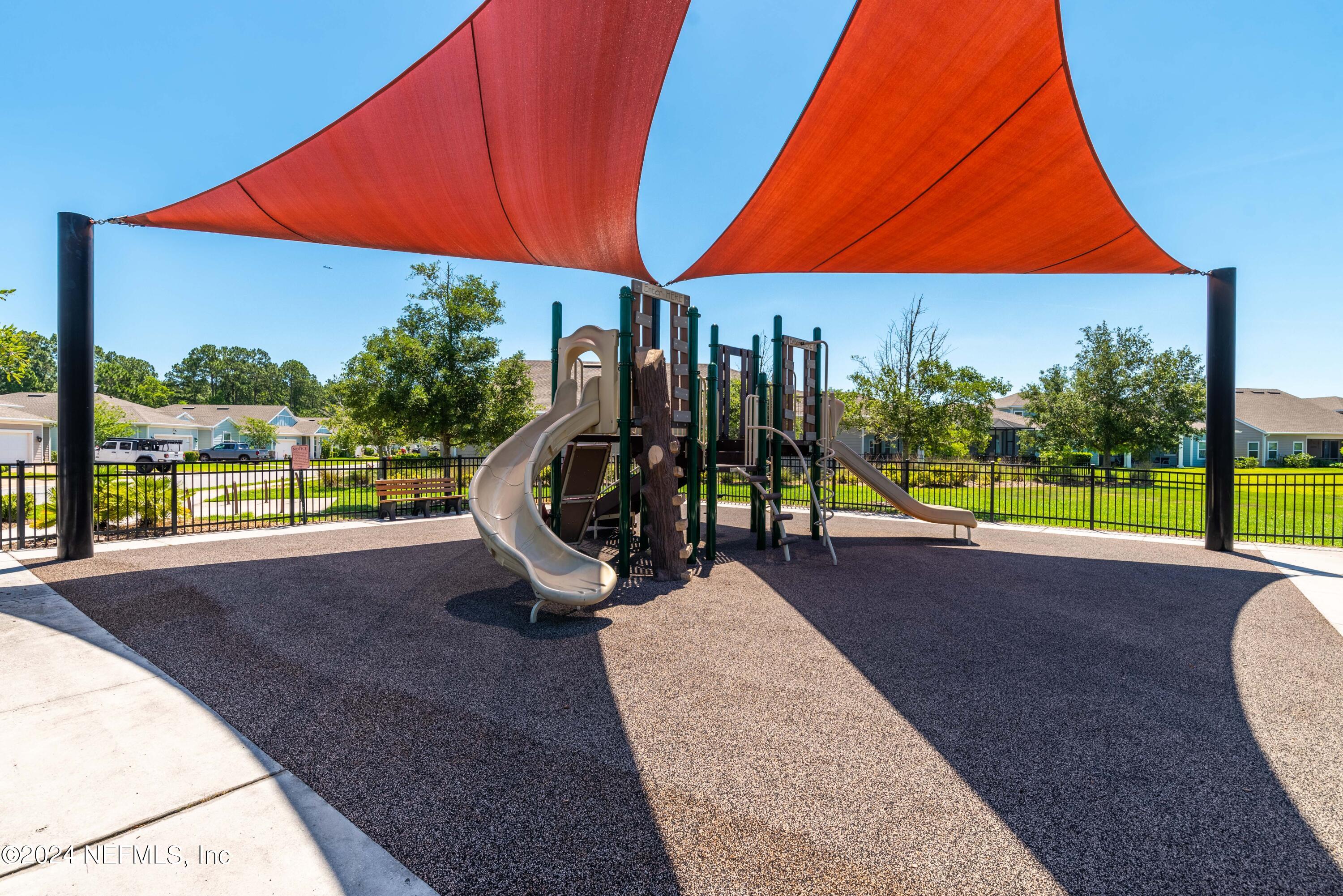 2672 Alexia Circle Jacksonville, FL 32246 - Photo 33 of 33 a view of a backyard with swimming pool
