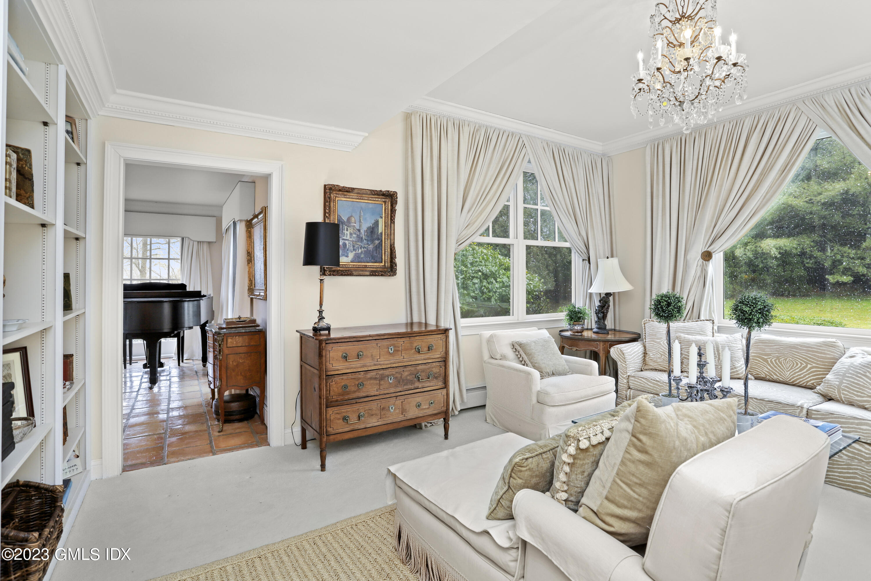 36 Golf Club Road Greenwich, CT 06830 - Photo 7 of 32 a living room with furniture and large windows