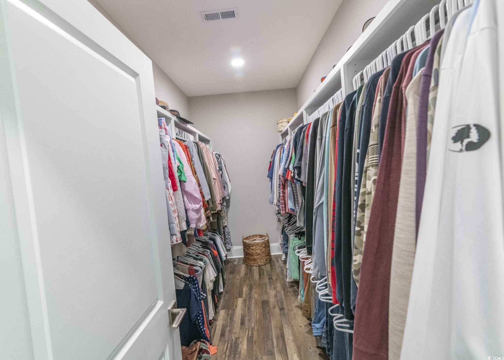 521 Oak Lawn Road Georgetown, SC 29440 - Photo 29 of 40 Spacious closet featuring dark wood-style floors