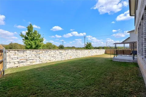 a view of a green yard