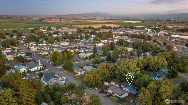 a view of city and ocean