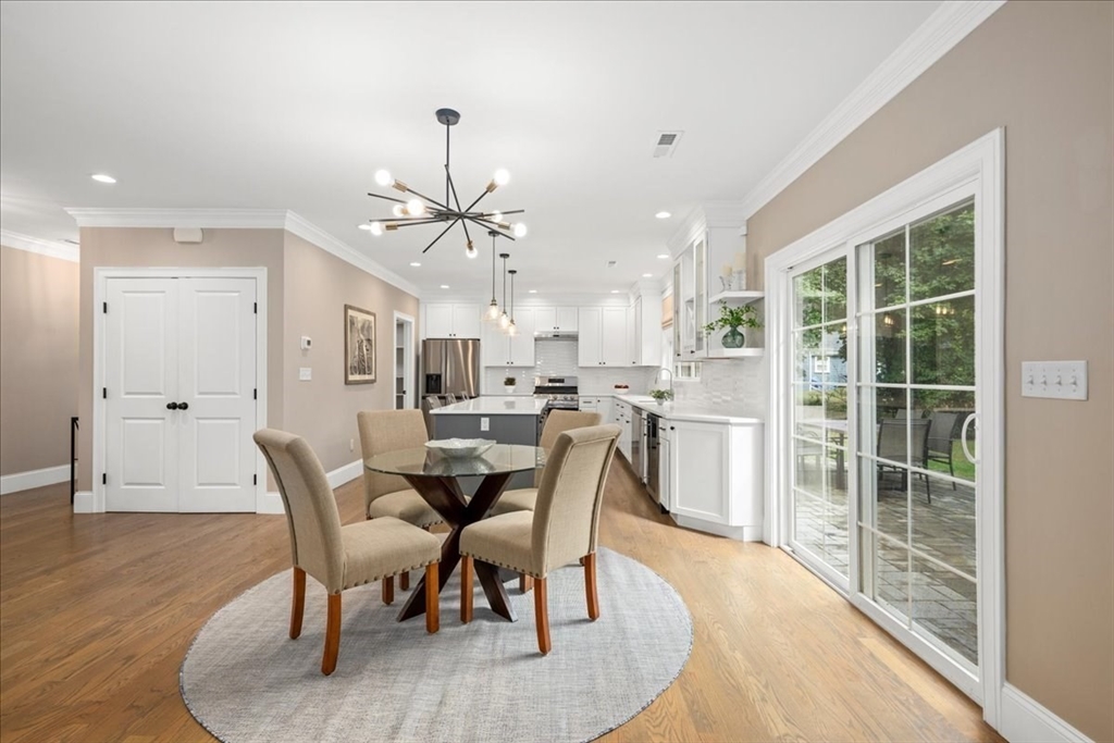 11 Waring Road Natick, MA 01760 - Photo 11 of 41 a view of a dining room with furniture window and wooden floor