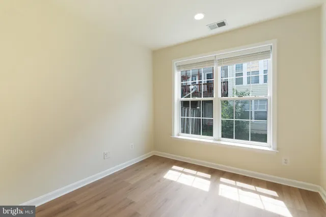 a view of empty room with a window