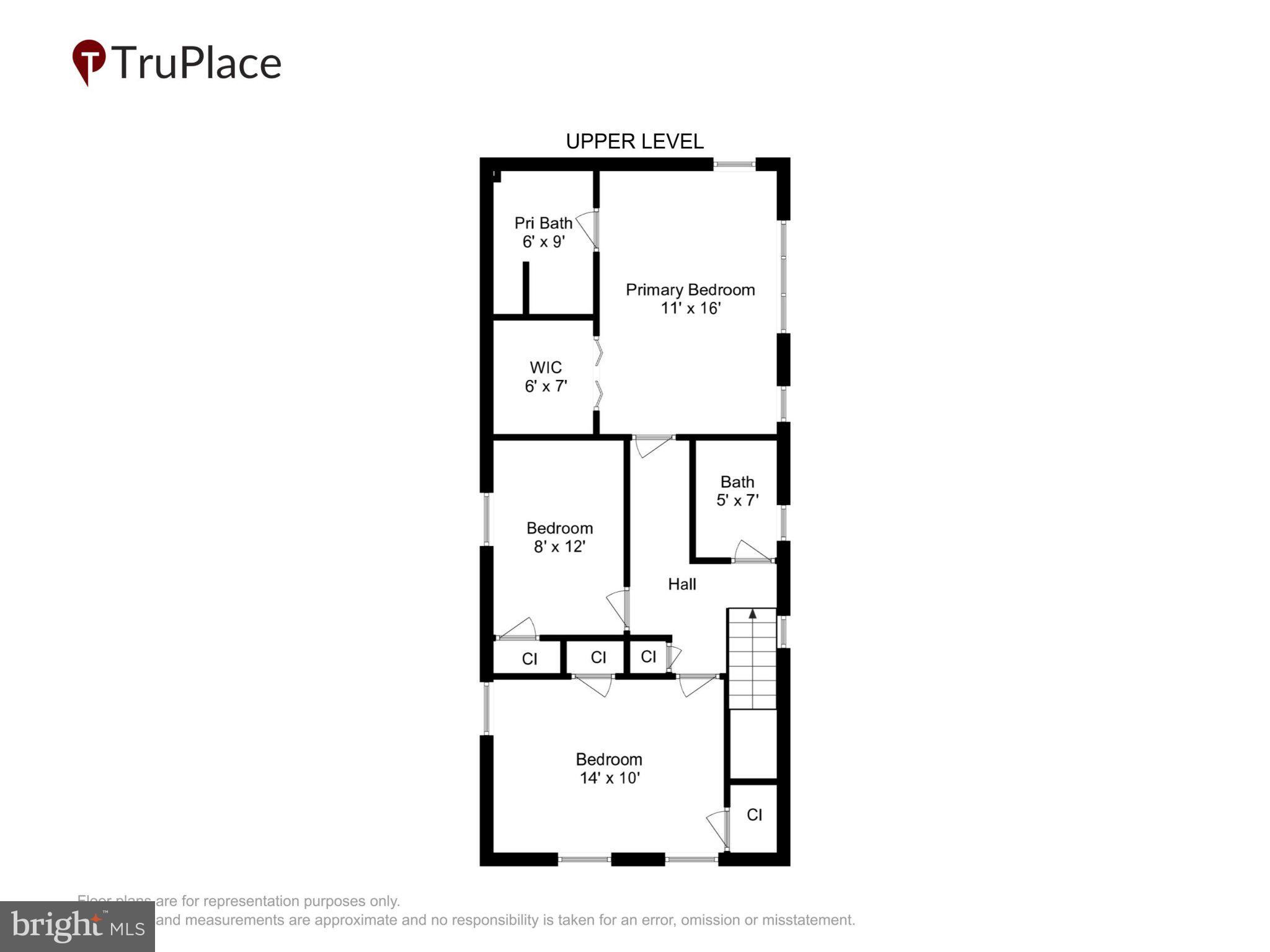 3103 Walnut Street Northeast Washington, DC 20018 - Photo 40 of 40 Spacious upper-level floor plan layout.