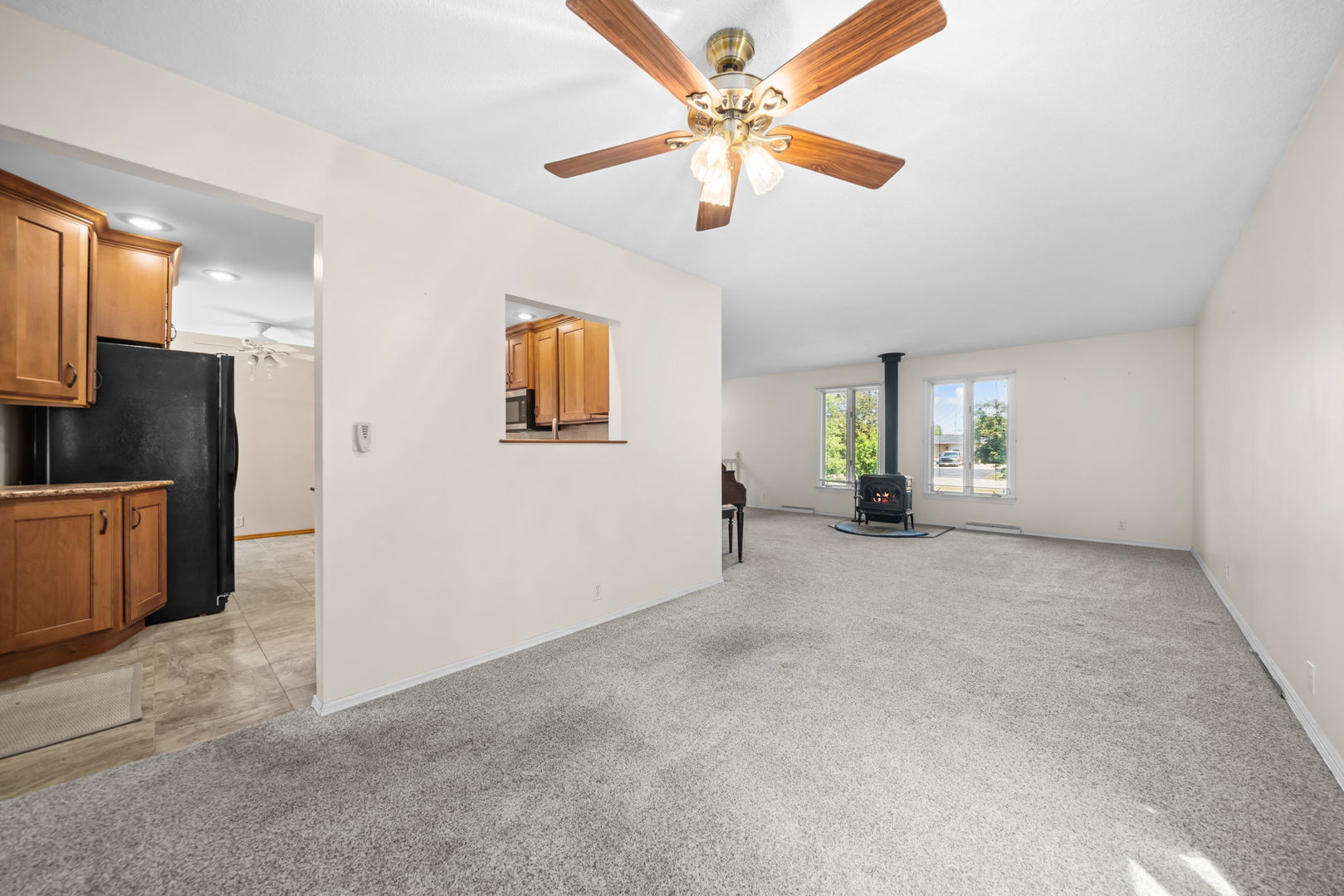 5748 South Skare Road Rochelle, IL 61068 - Photo 9 of 45 a view of an empty room with a window
