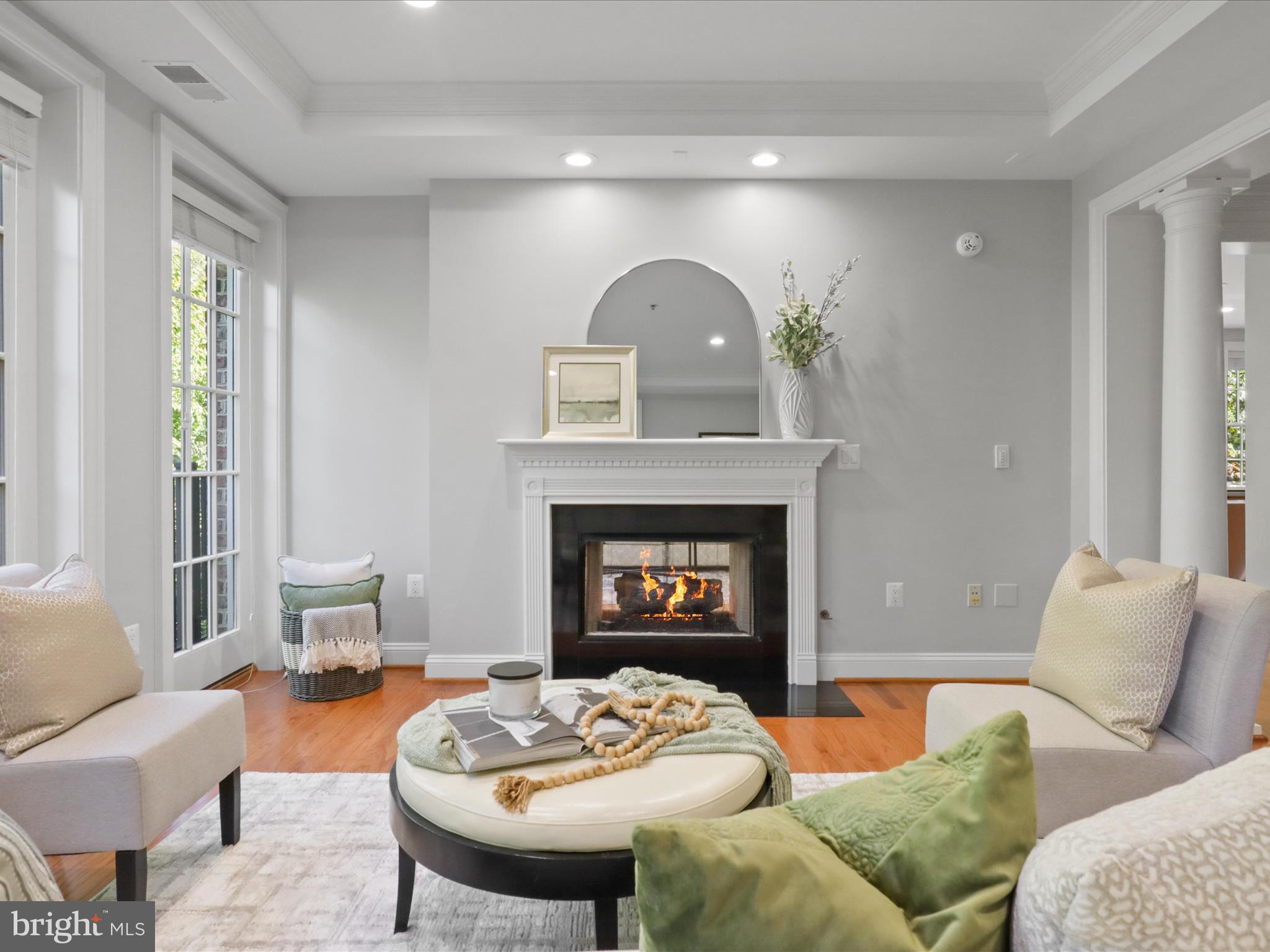 1781 Chain Bridge Road, Unit 303 McLean, VA 22102 - Photo 24 of 56 Formal Living Room with Fireplace