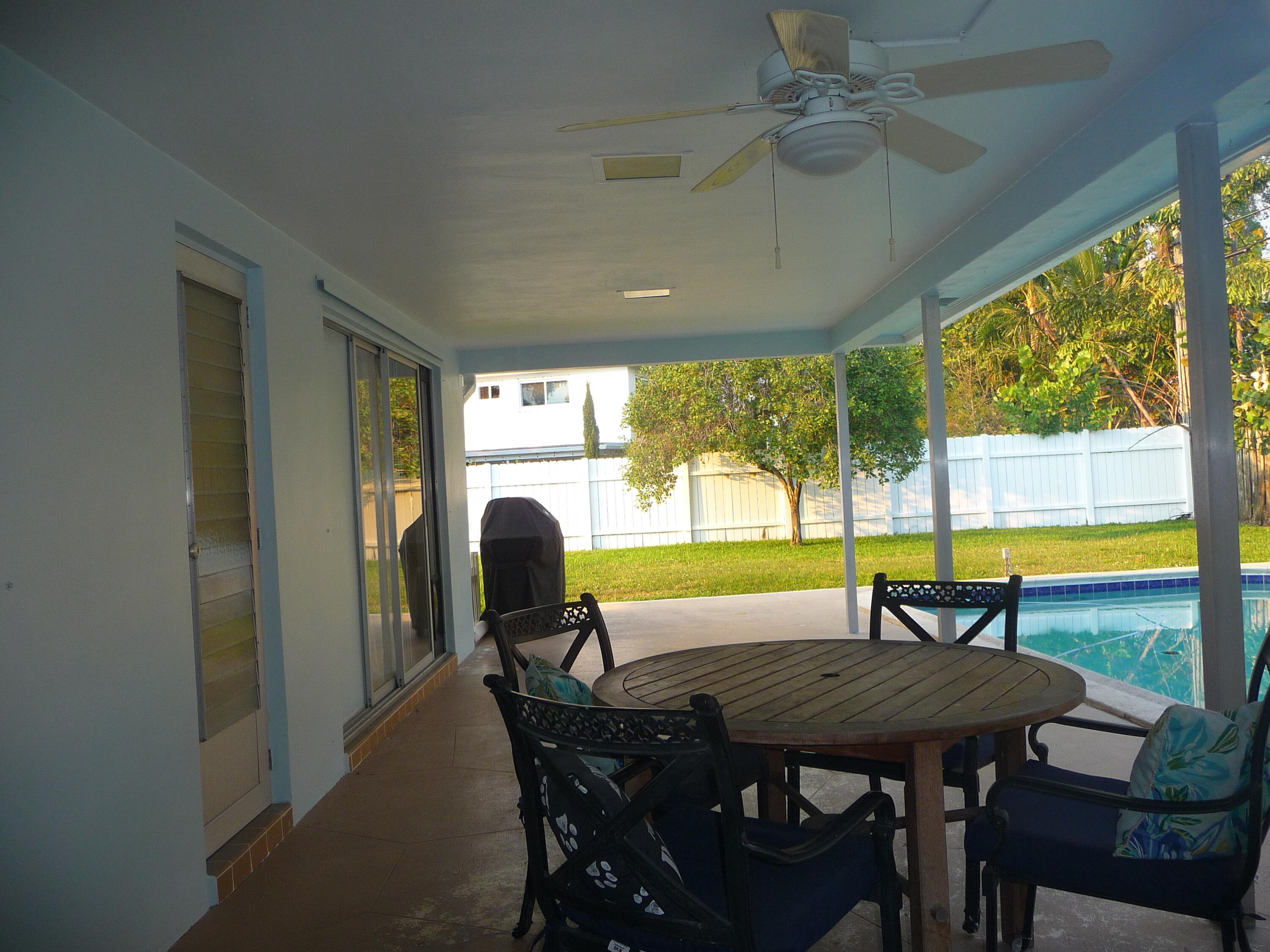 1331 Southwest 12th Street Boca Raton, FL 33486 - Photo 39 of 50 UNDER ROOF PATIO POOLSIDE