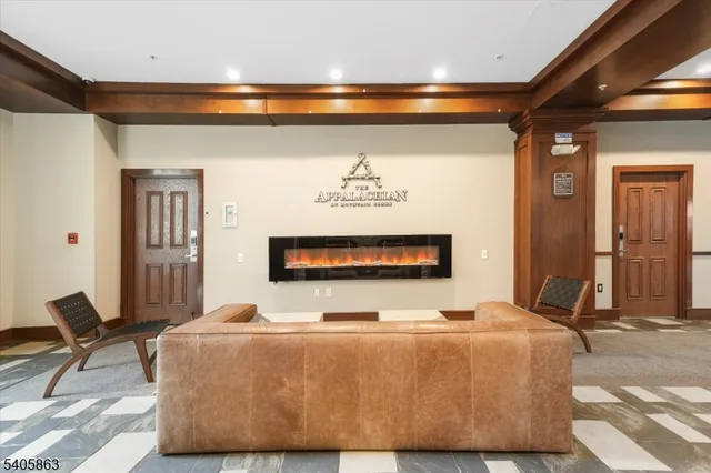 a view of a entryway with a hall