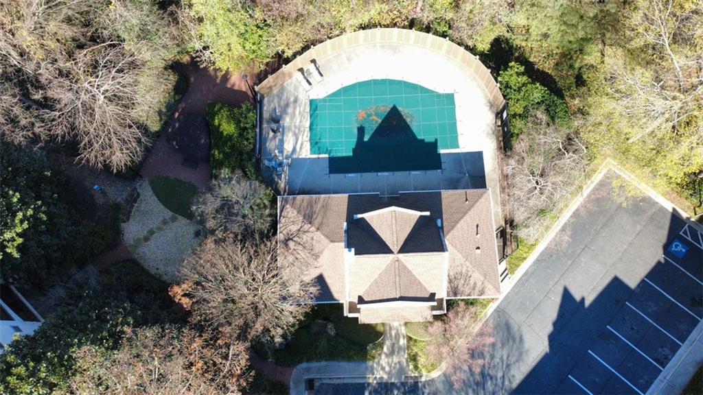 3047 Lenox Road Northeast, Unit 1202 Atlanta, GA 30324 - Photo 64 of 69 an aerial view of a house with balcony