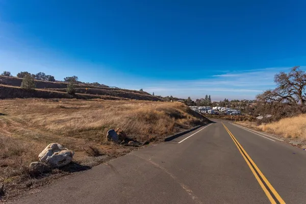 a view of lake and mountain