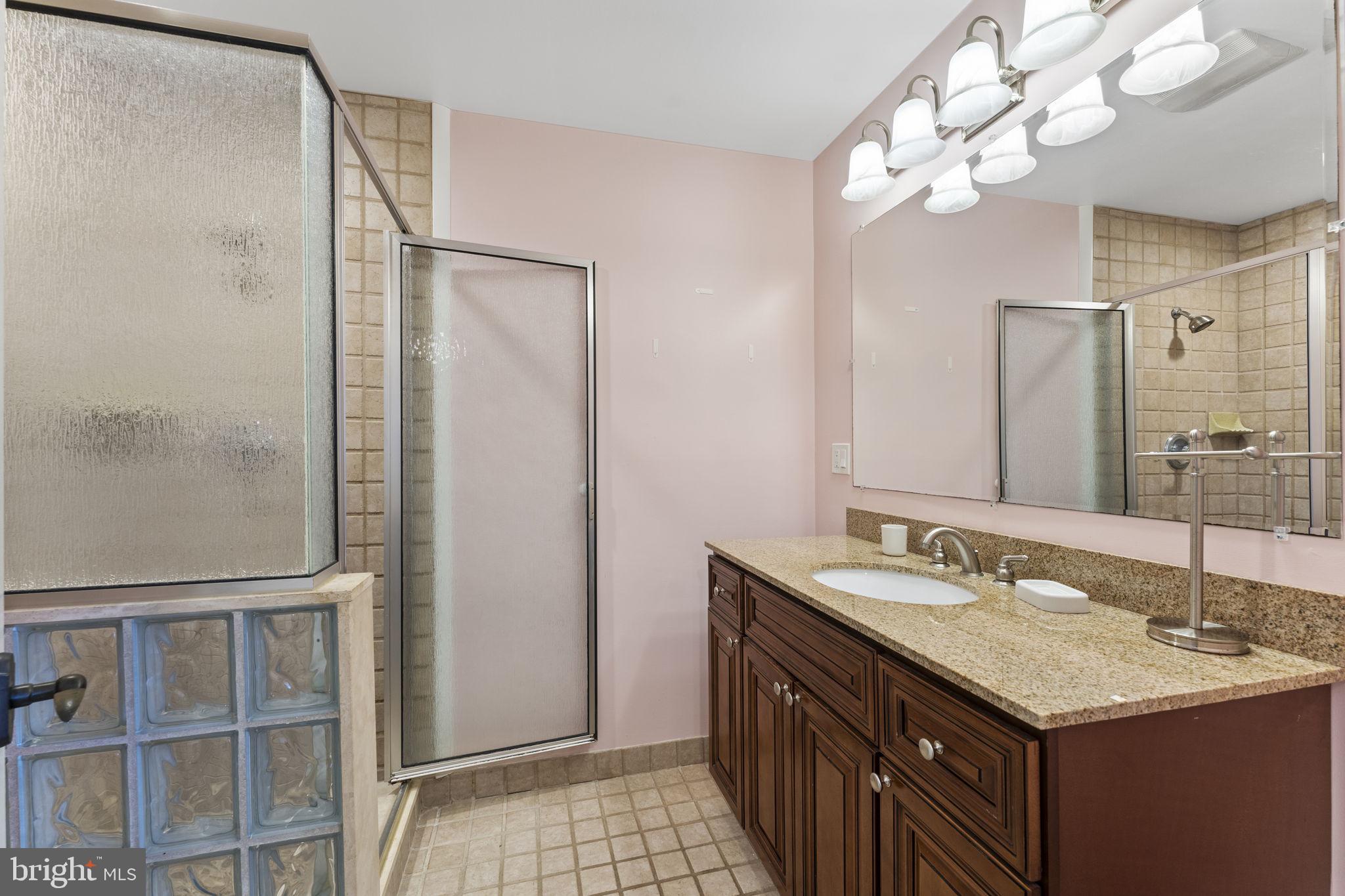 244 Mathers Road Ambler, PA 19002 - Photo 36 of 52 a bathroom with a sink a vanity and a mirror