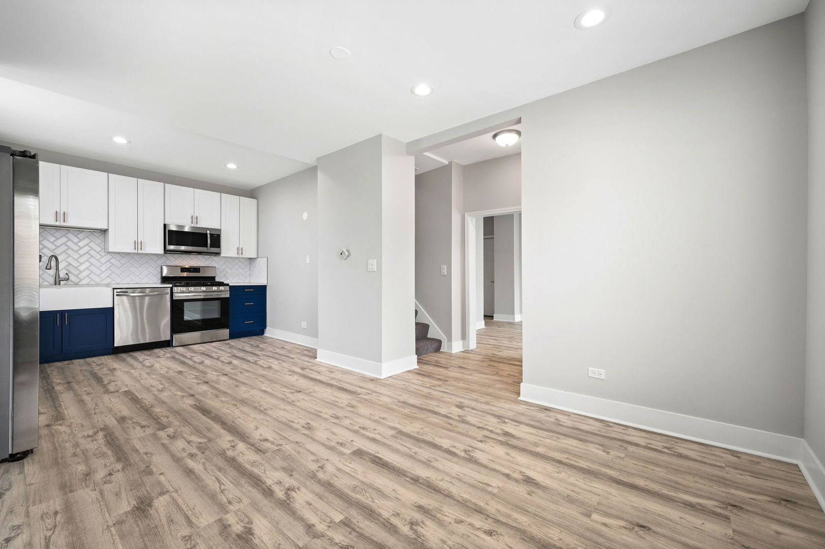 2756 West Monroe Street Chicago, IL 60612 - Photo 26 of 52 a view of kitchen with wooden floor