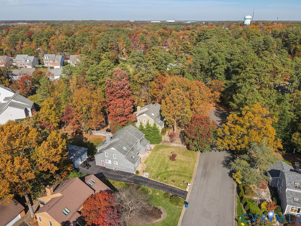 2602 Cox Road Henrico, VA 23233 - Photo 40 of 50 an aerial view of a house with a yard
