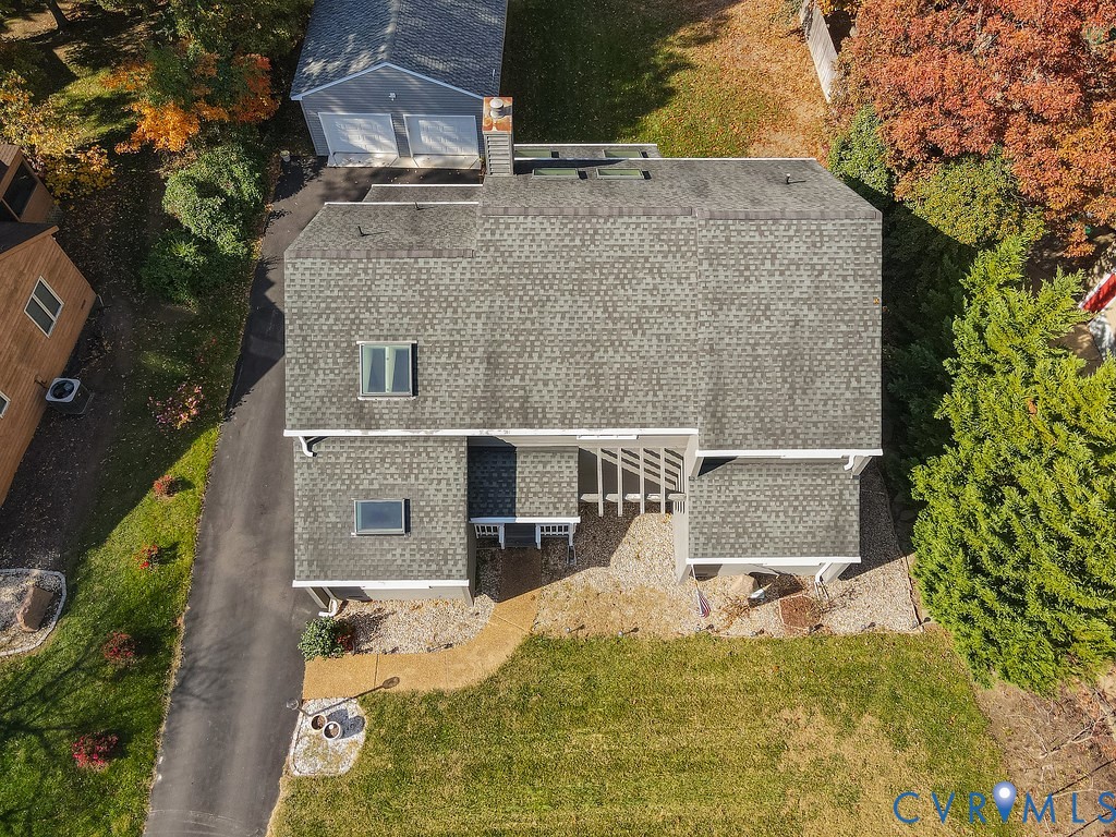2602 Cox Road Henrico, VA 23233 - Photo 47 of 50 a aerial view of a house with a yard