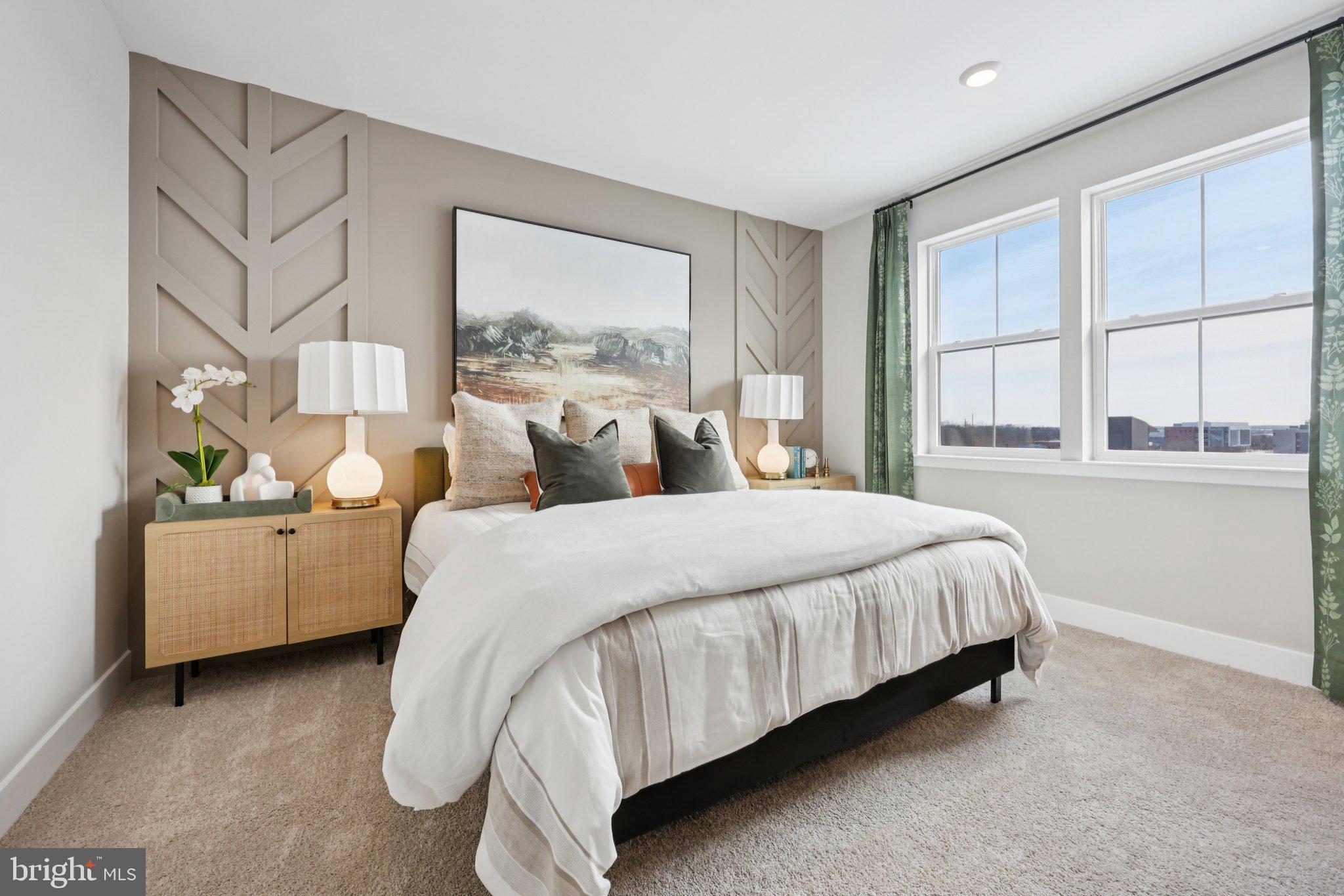 11361 Hypatia Loop Manassas, VA 20110 - Photo 22 of 55 a bed room with a bed and a large window