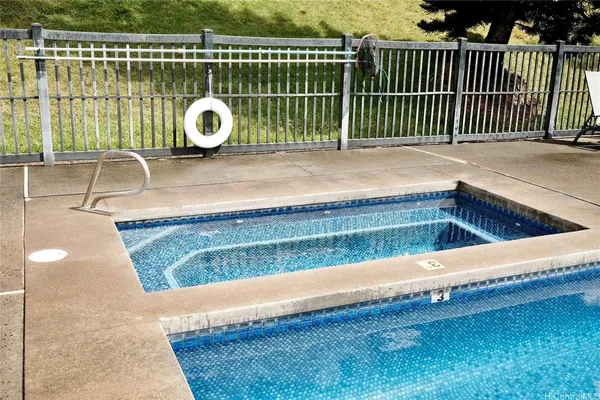 a view of a wooden deck