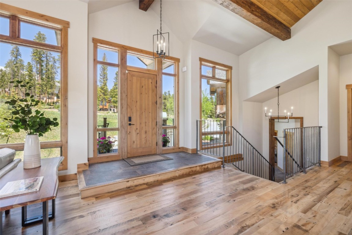 41 Barton Ridge Drive Breckenridge, CO 80424 - Photo 5 of 42 a view of a livingroom with wooden floor and furniture