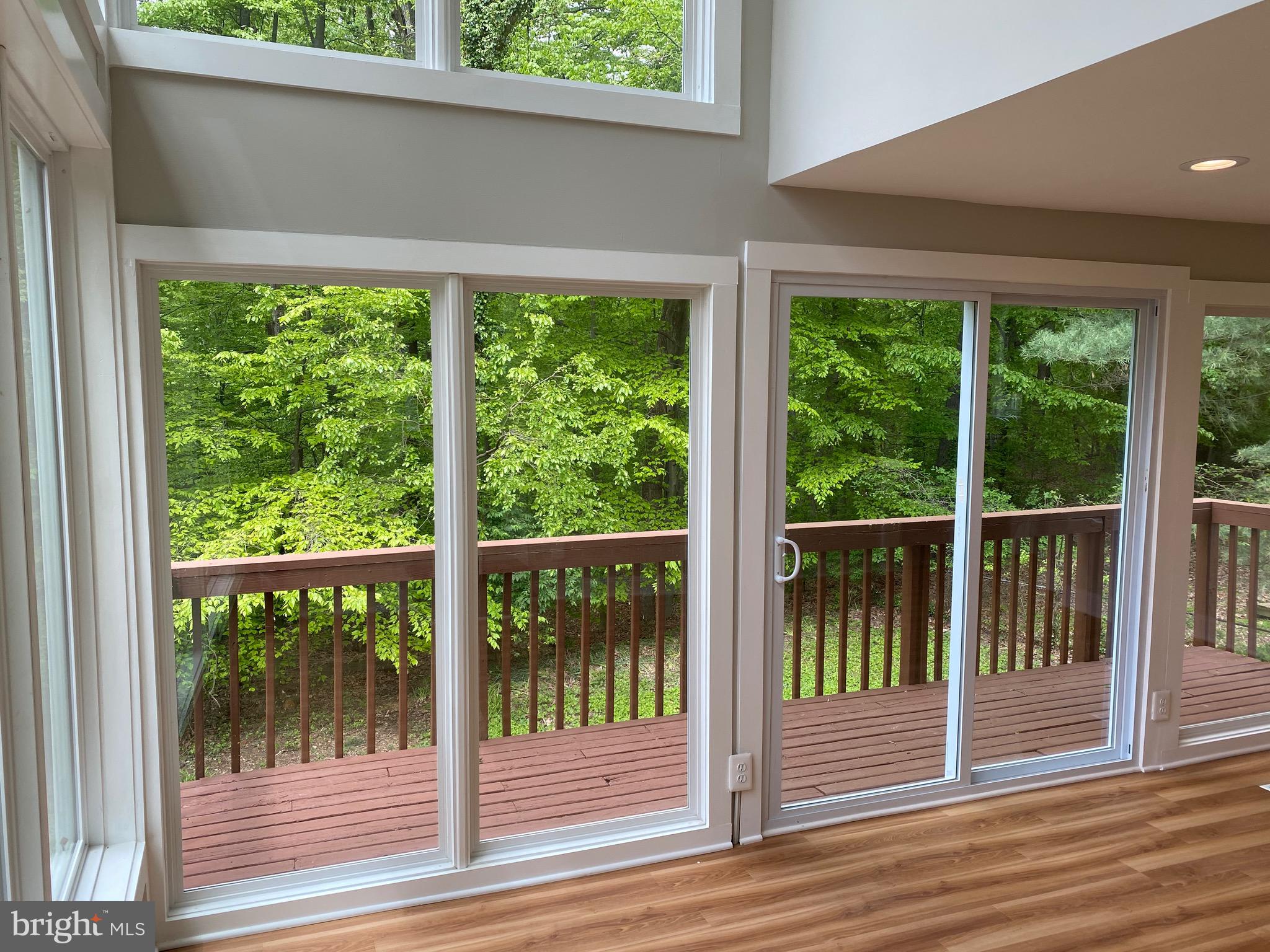 11706 Lytle Street Silver Spring, MD 20902 - Photo 24 of 67 VIEW OF LONG BALCONY DECK OFF FAMILY ROOM