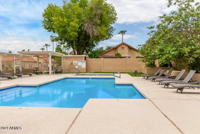 a view of park with tree s