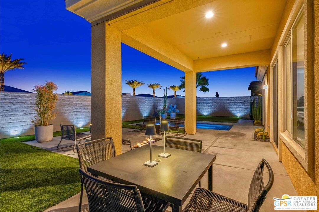64 Claret Road Rancho Mirage, CA 92270 - Photo 26 of 30 a view of an outdoor kitchen