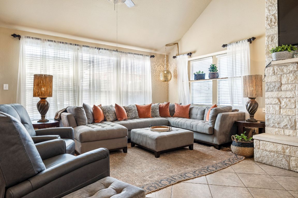 2494 Santa Barbara Loop Round Rock, TX 78665 - Photo 13 of 35 a living room with furniture and a large window