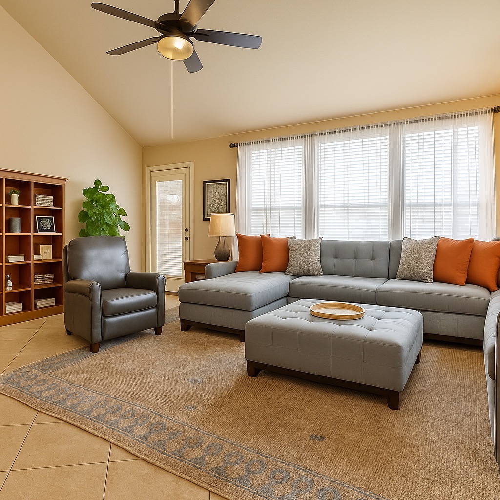 2494 Santa Barbara Loop Round Rock, TX 78665 - Photo 6 of 35 a living room with furniture and a window