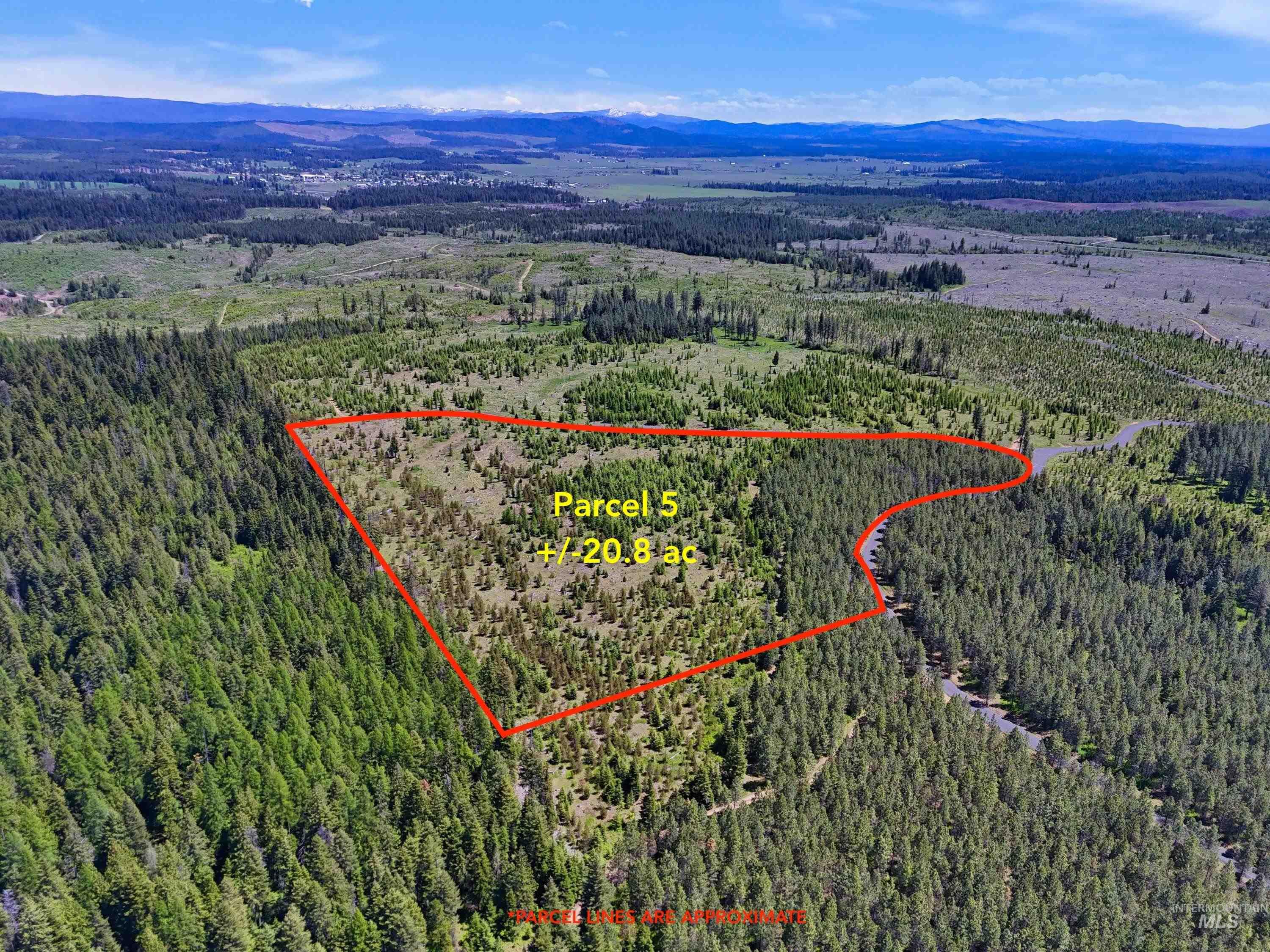 0 Timberline Heights Weippe, ID 83553 - Photo 3 of 15 View of property location with property boundaries highlighted