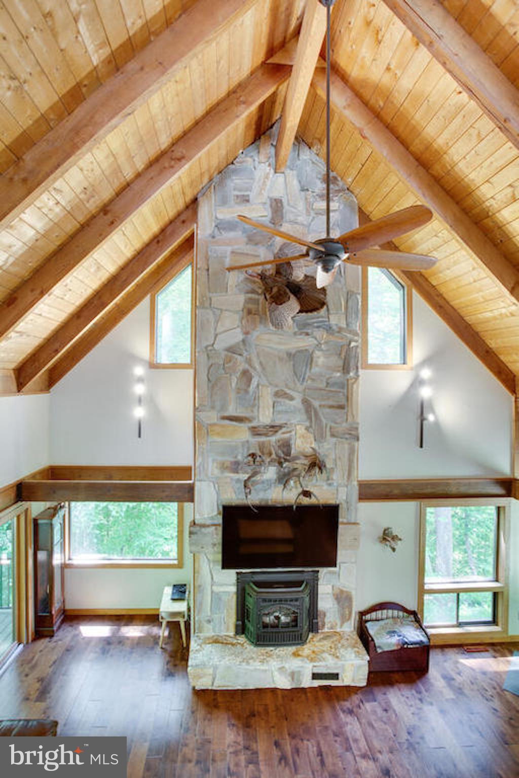 3581 Yellow Bank Road Dunkirk, MD 20754 - Photo 12 of 93 Floor to ceiling Natural Stone Fireplace