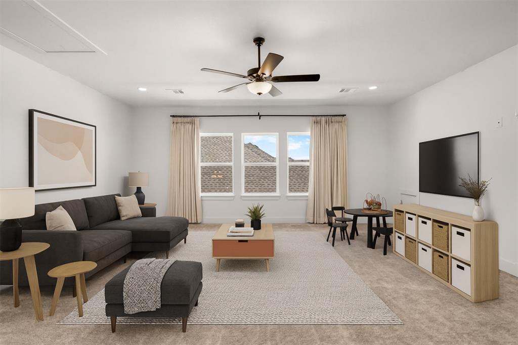 1161 Rochester Place Copper Canyon, TX 75077 - Photo 11 of 39 Enormous upstairs Game Room, Virtually Staged.