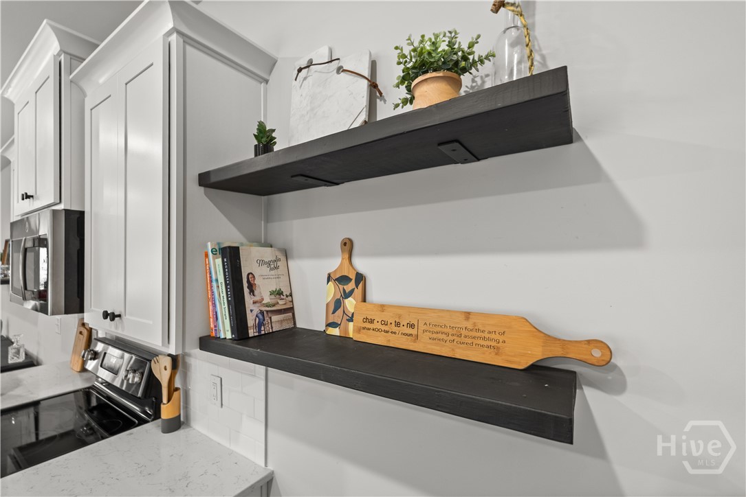 119 Holloway Hill Pooler, GA 31322 - Photo 46 of 59 Custom shelving in the kitchen