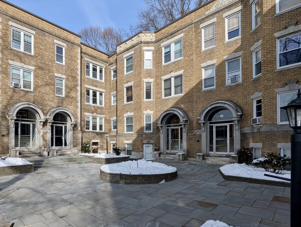 21 Westbourne Terrace, Unit 3 Brookline, MA 02446 - Photo 2 of 23 a front view of a building with outdoor space