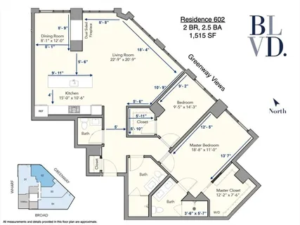 $1,998,000 | 110 Broad Street, Unit 602, Boston, MA 02110