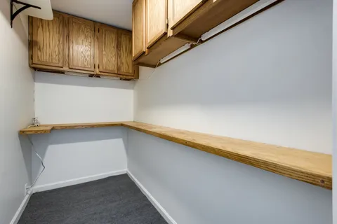 a view of storage and utility room