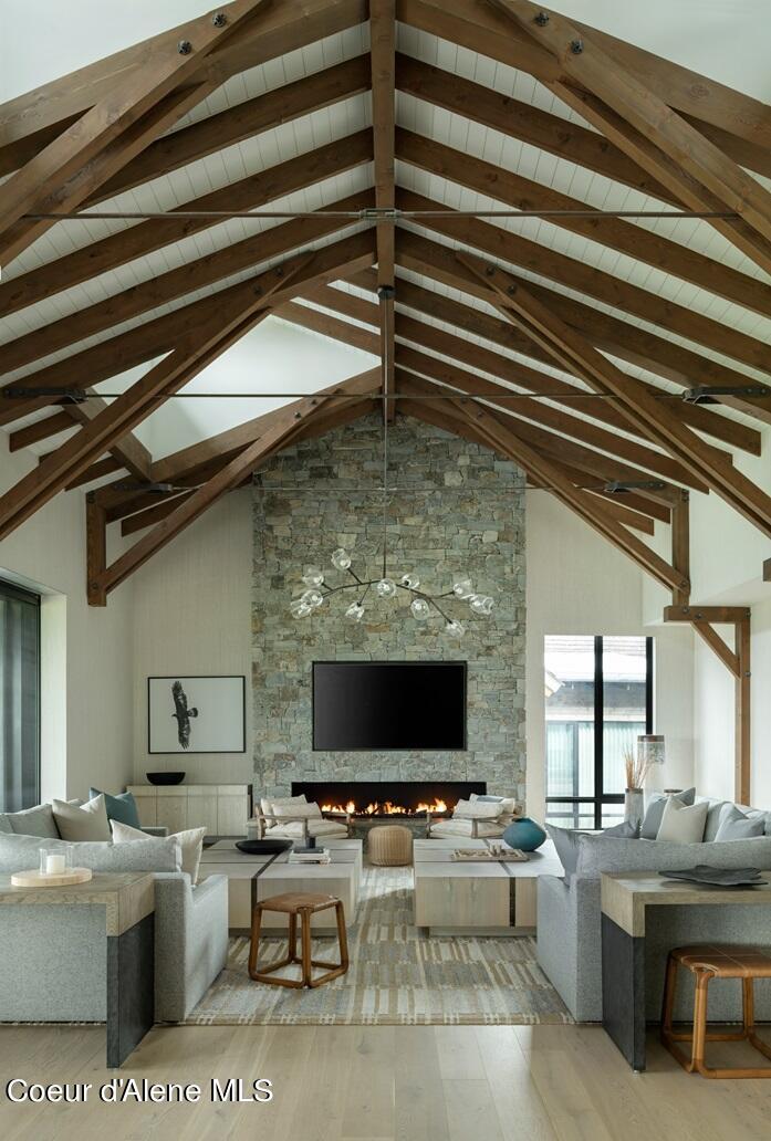 Living Room Fire Place