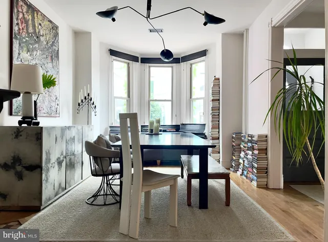 a view of a livingroom and dining room