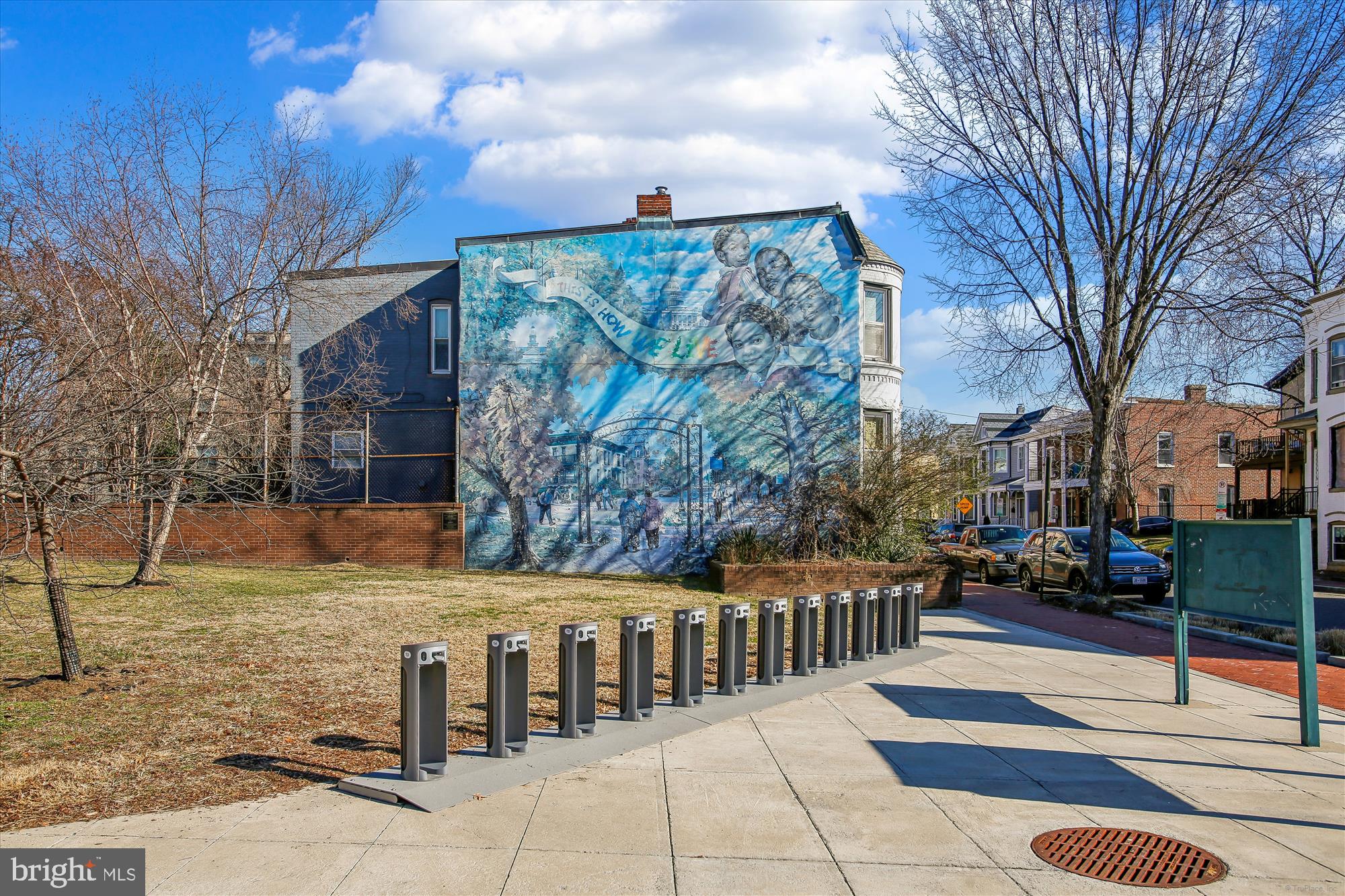 309 Elm Street Northwest Washington, DC 20001 - Photo 76 of 106 a view of a pathway with a building in the background