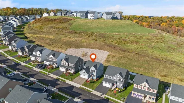 a view of a city with an ocean