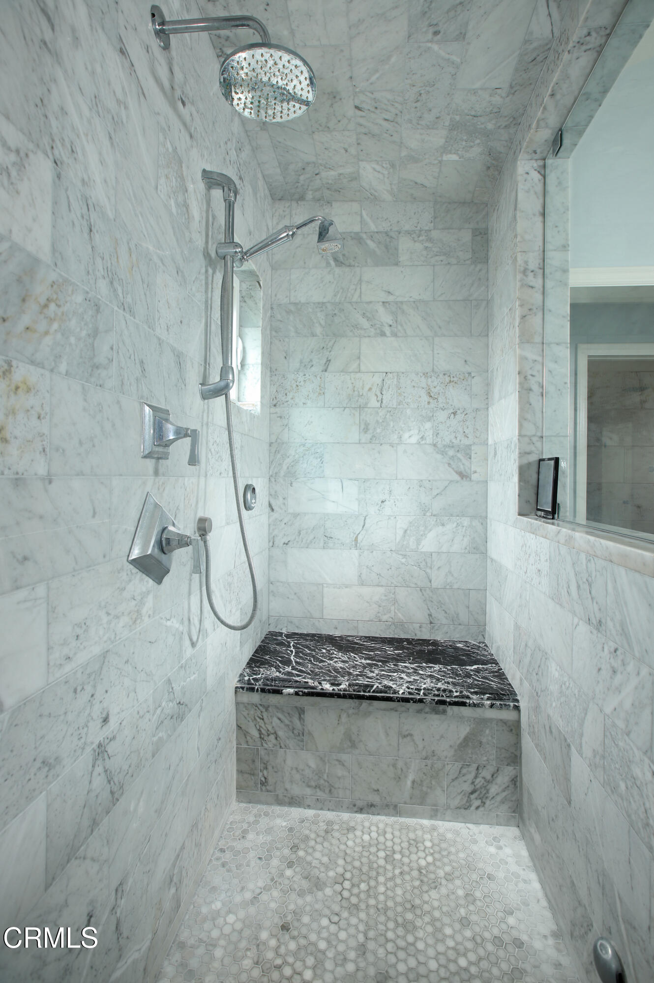 181 Sierra View Road Pasadena, CA 91105 - Photo 24 of 41 a bathroom with a granite countertop shower