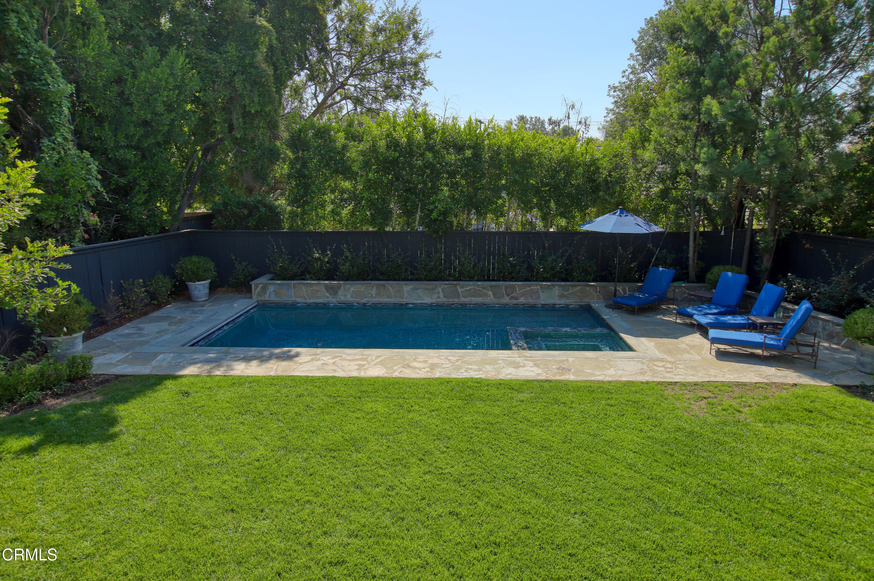 181 Sierra View Road Pasadena, CA 91105 - Photo 37 of 41 a view of a backyard with sitting area