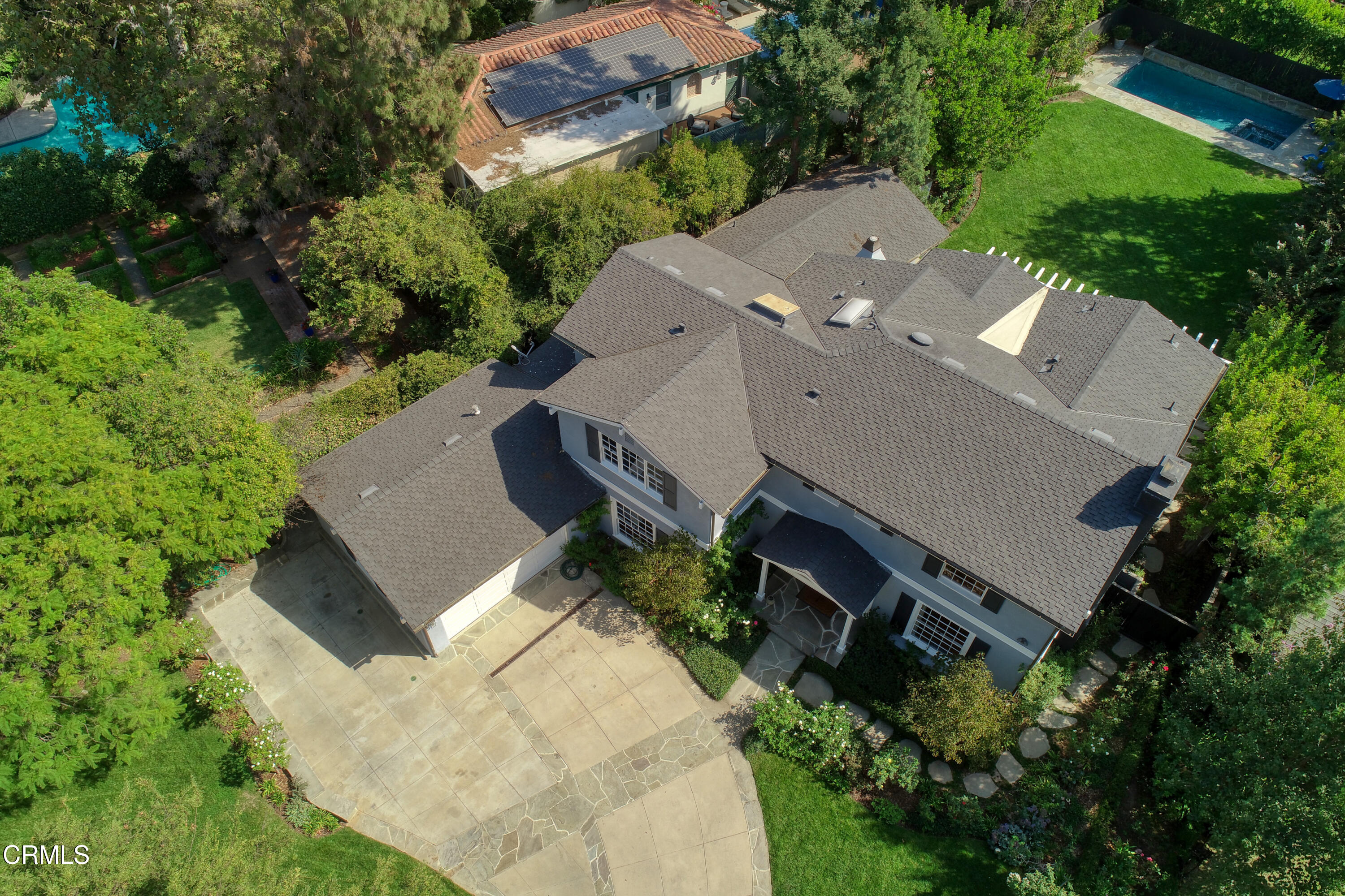 181 Sierra View Road Pasadena, CA 91105 - Photo 41 of 41 an aerial view of a house with a yard