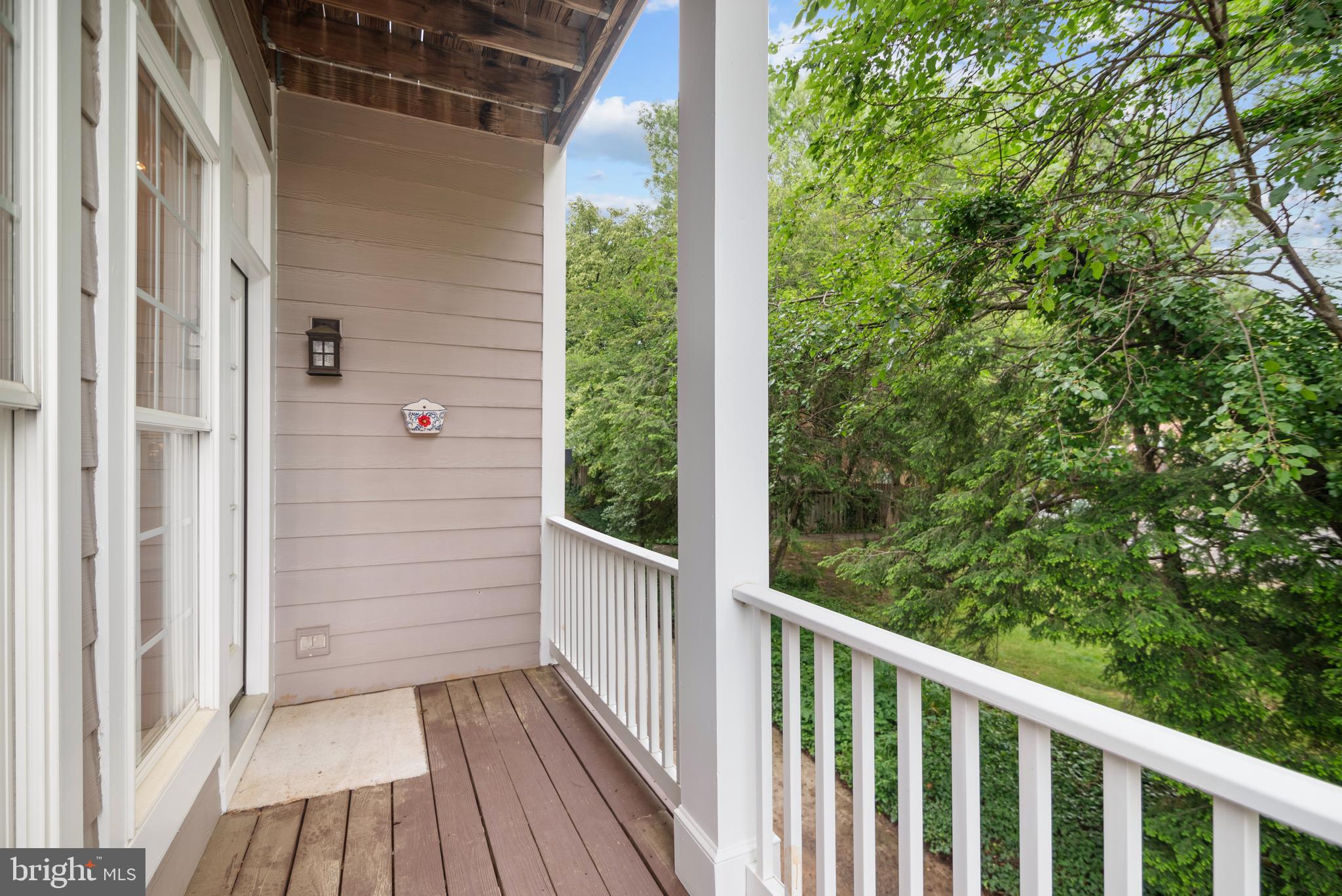 508 South Fayette Street Alexandria, VA 22314 - Photo 15 of 46 Main Level Covered Balcony