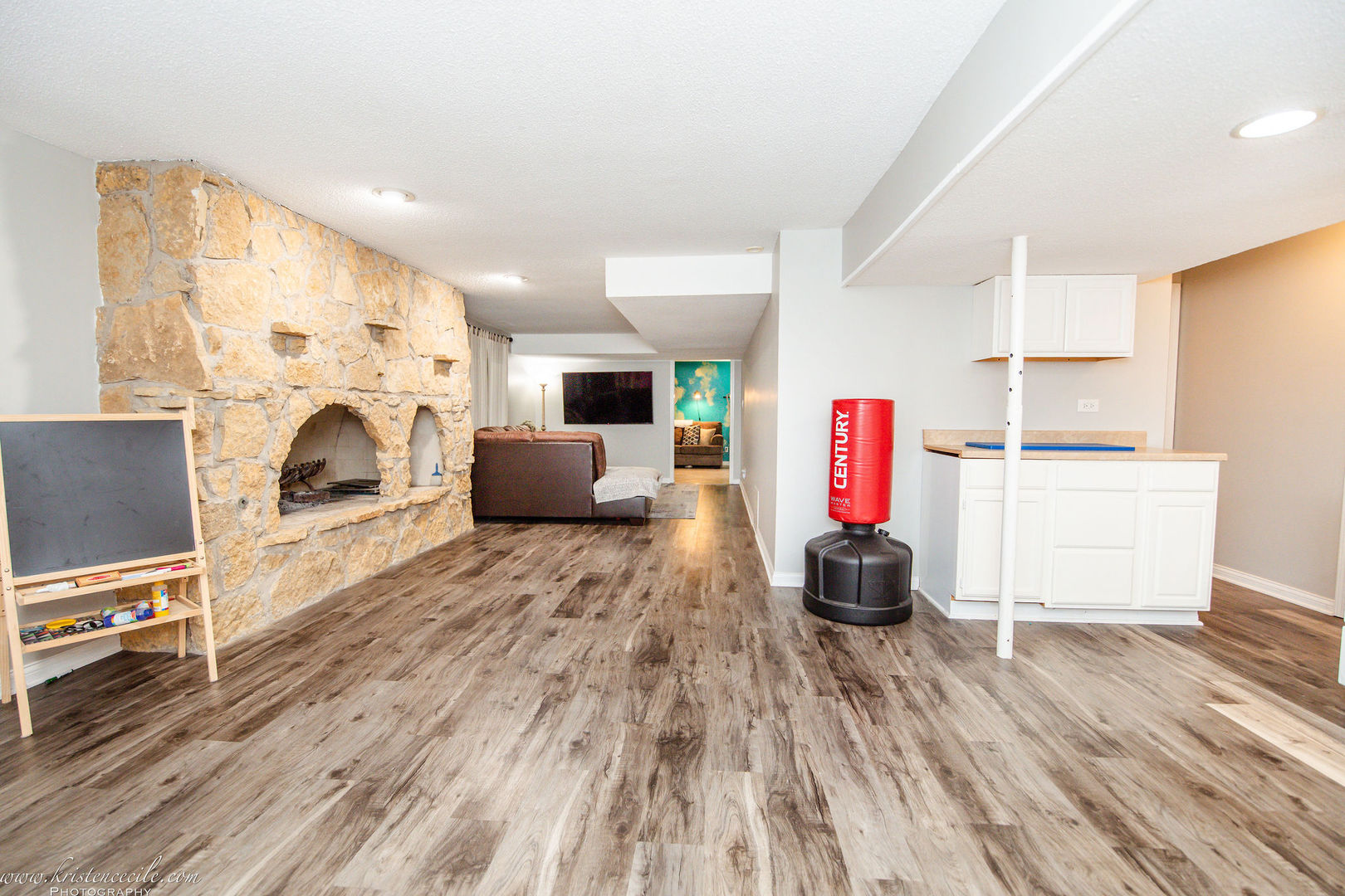 5 Inverness Drive Bourbonnais, IL 60914 - Photo 59 of 90 a living room with furniture and a fireplace