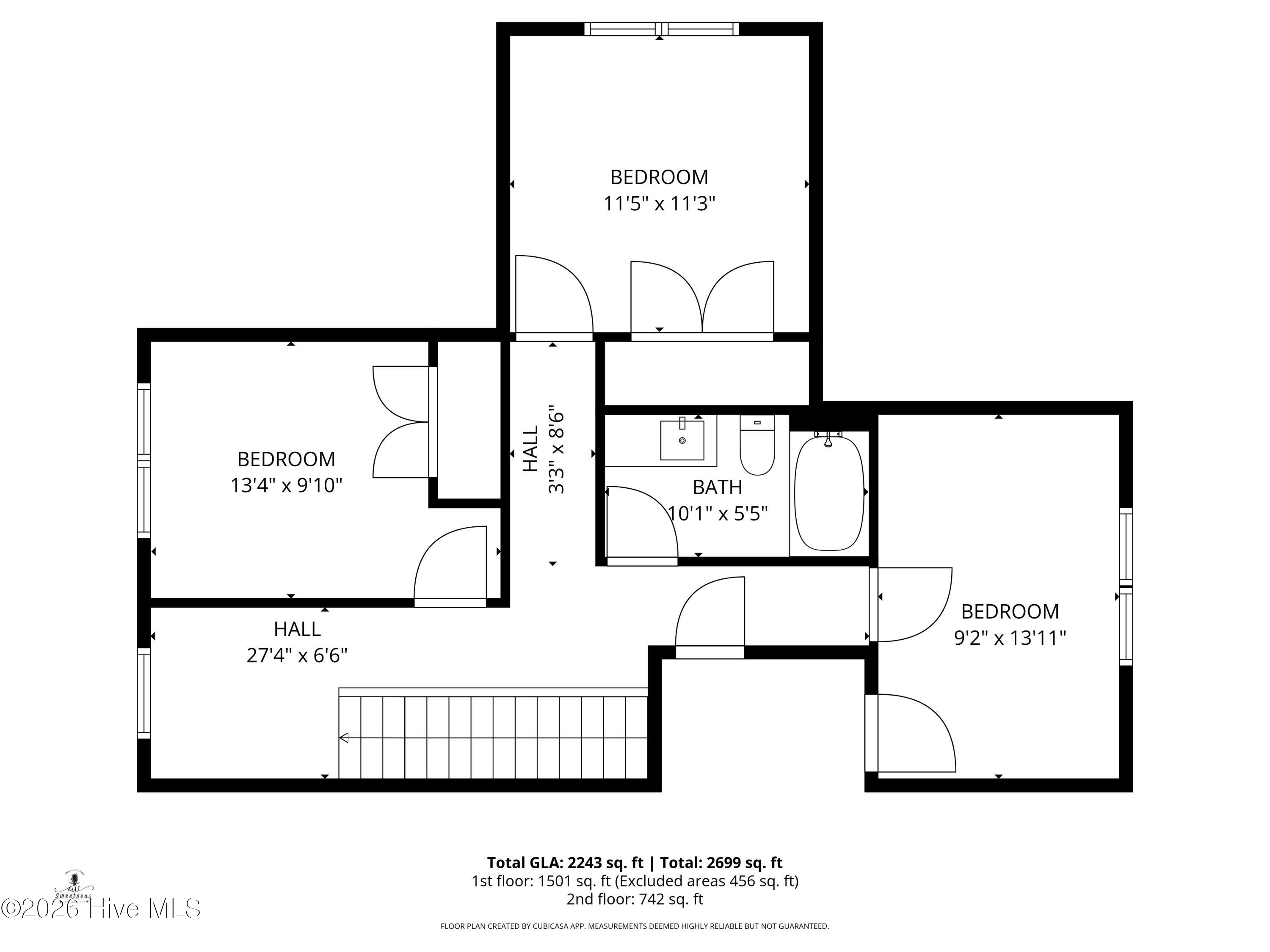 487 Kerr Lake Road Aberdeen, NC 28315 - Photo 37 of 37 1-Floorplan_2