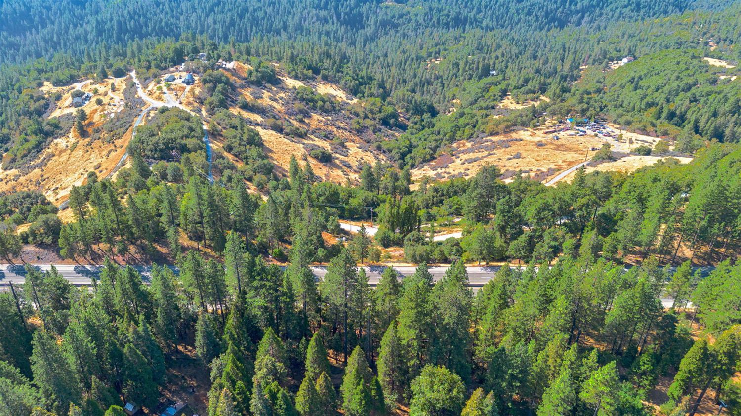4921 8 Mile Road Camino, CA 95709 - Photo 31 of 35 a backyard of a house with lots of green space and trees all around