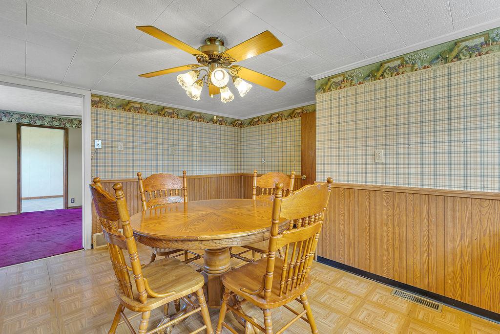 4706 Rochester Road New Brighton, PA 15066 - Photo 6 of 28 View of kitchen to dining area and room for pantry storage and more.