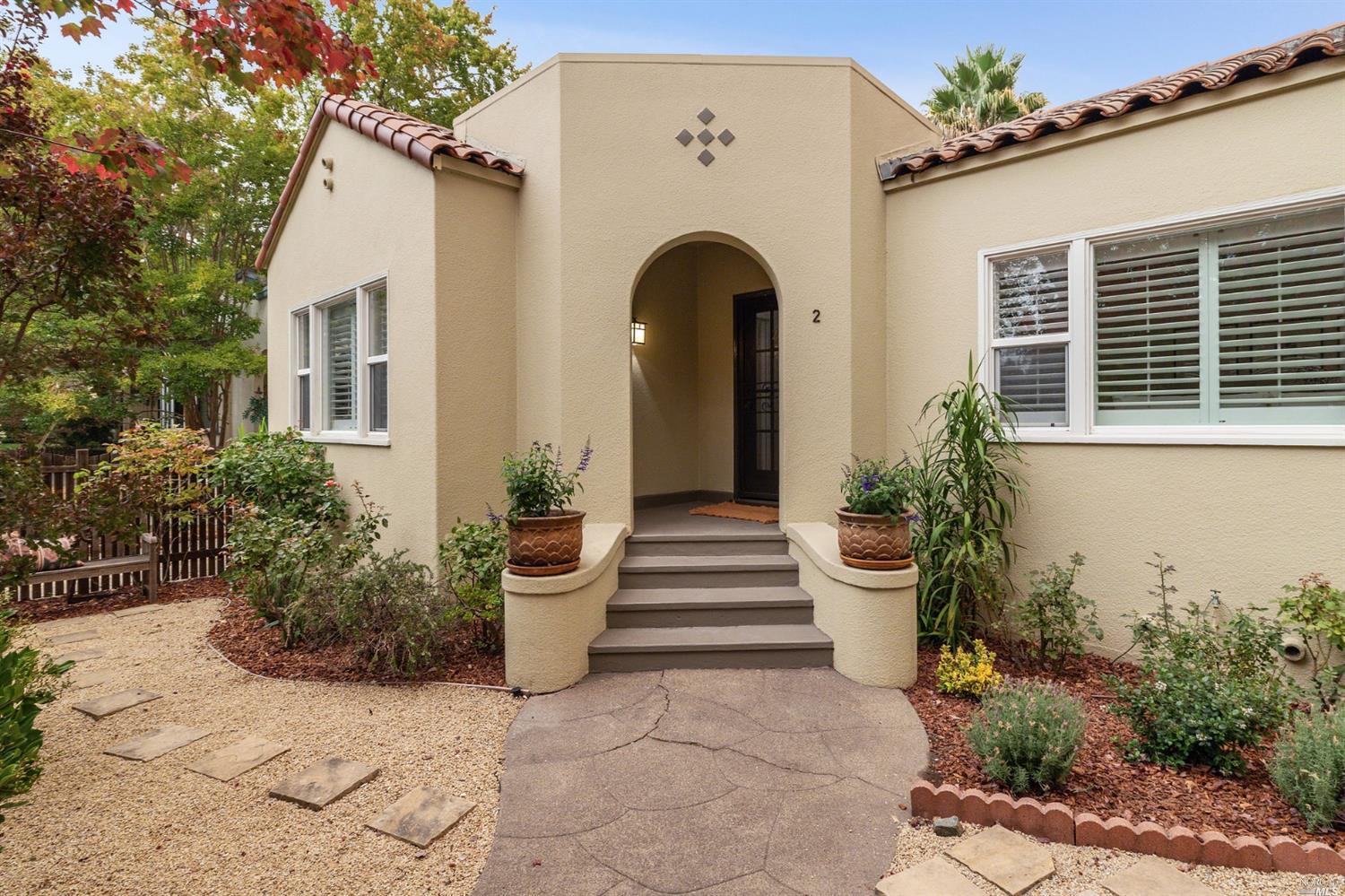 2 Eye Street San Rafael, CA 94901 - Photo 1 of 1 a front view of a house with plants