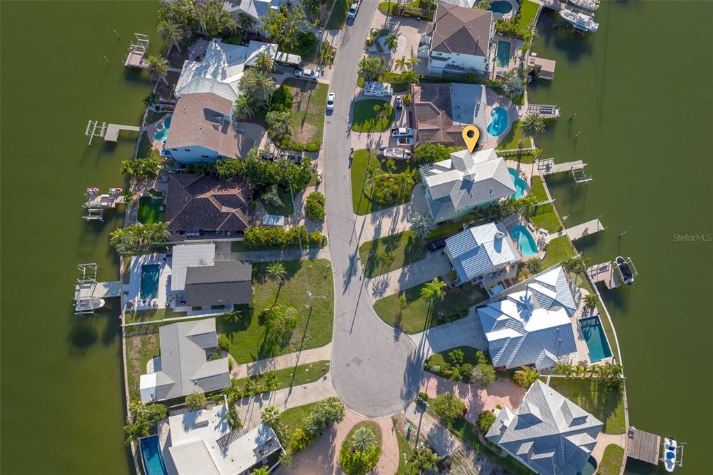 478 Harbor Drive South Indian Rocks Beach, FL 33785 - Photo 53 of 73 an aerial view of residential houses with outdoor space